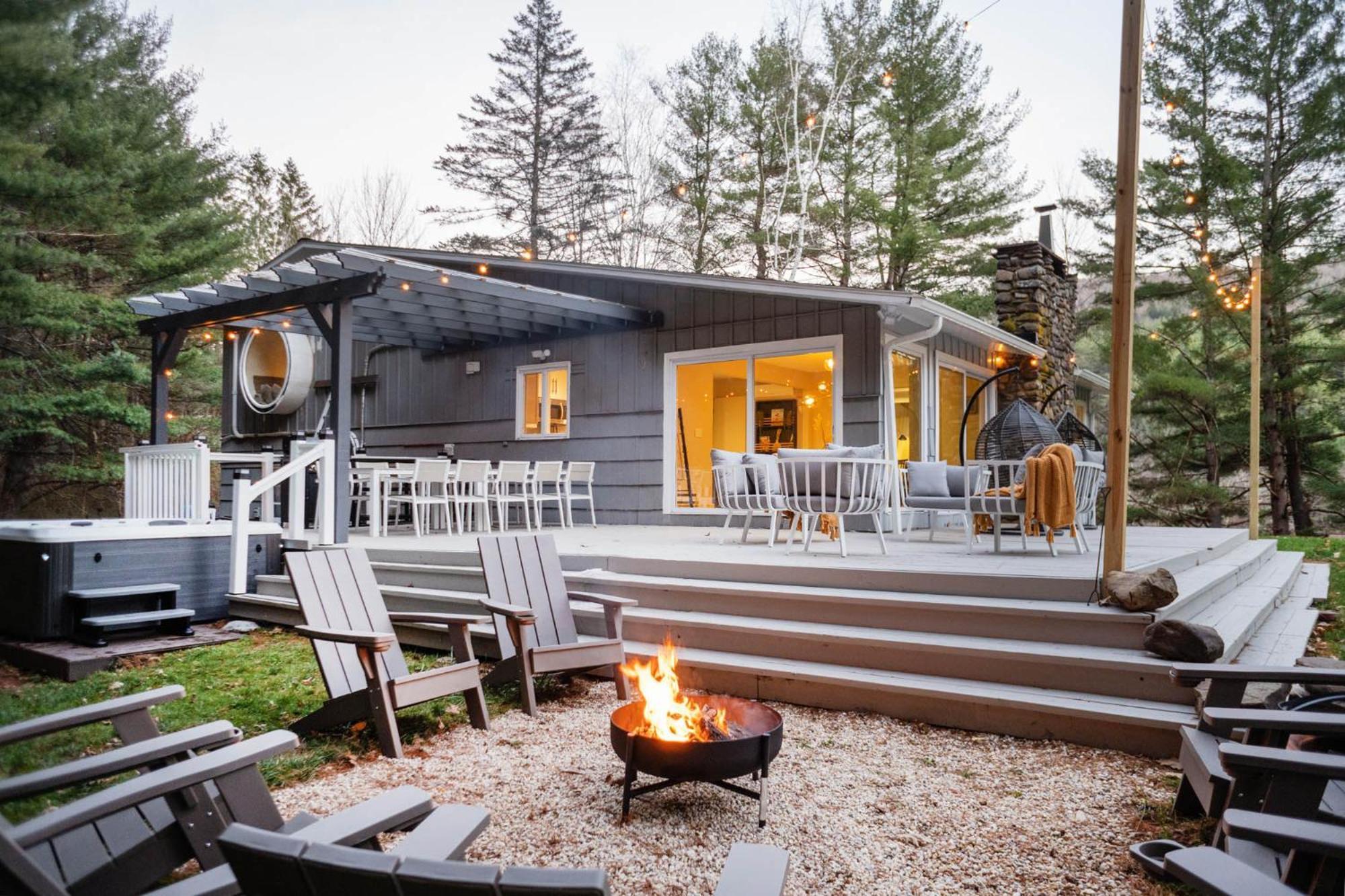 Prattvilla -Catskill -Mountain Escape 5 Bedroom ,3 Bath With Hot Tub Prattsville Exteriör bild